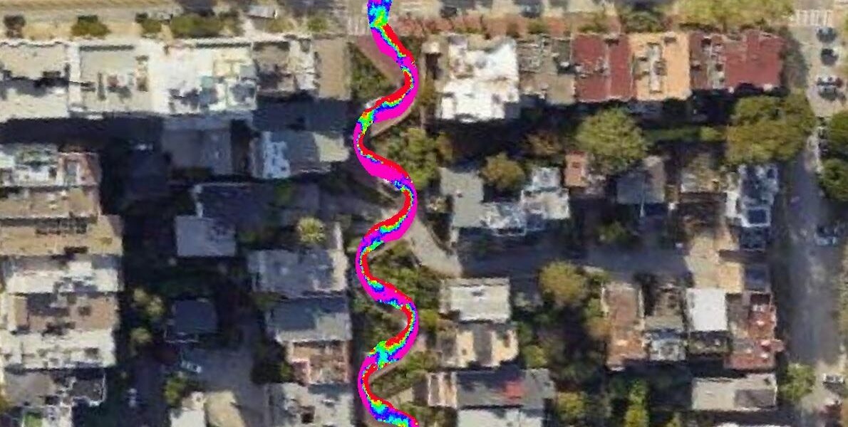 Road Mapping in Lombard Street with XenomatiX