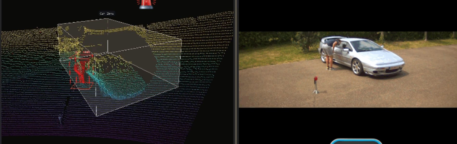 Zone intrusion with Lidar